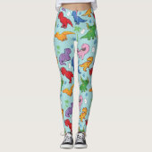 Cute Dinosaur Pattern Leggings (Voorkant)