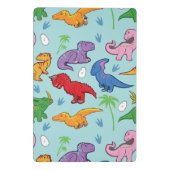 Cute Dinosaur Pattern Mini Klembord (Achterkant)