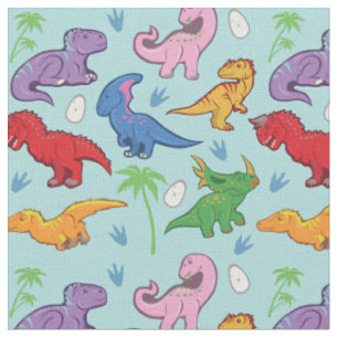 Cute Dinosaur Pattern Stof