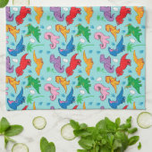 Cute Dinosaur Pattern Theedoek (Gevouwen)