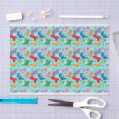 Cute Dinosaur Pattern Tissuepapier (Craft)