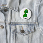Cute Dinosaur Personalized Ronde Button 5,7 Cm (In situ)