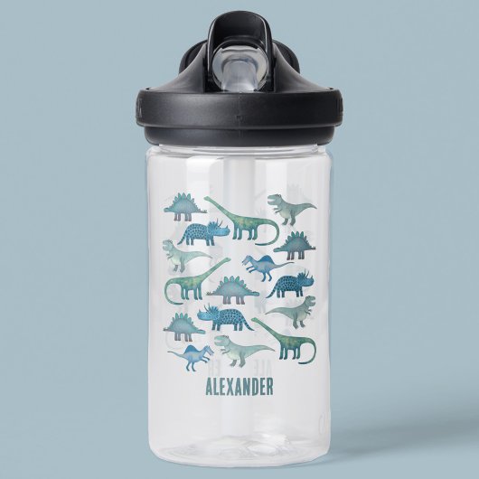 Cute Dinosaur Personalized Waterfles
