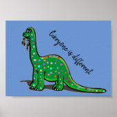 Cute Dinosaur Poster (Voorkant)