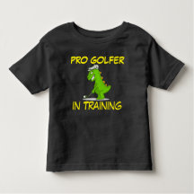 Cute Dinosaur Pro Golfer in training