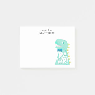 Cute Dinosaur RAWR Persoonlijk Post-it® Notes