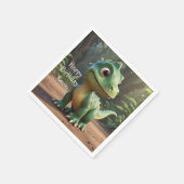 Cute Dinosaur Servet (Hoek)