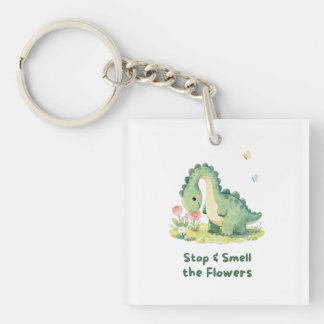 Cute Dinosaur Sleutelhanger – Stop & Ruik aan de B