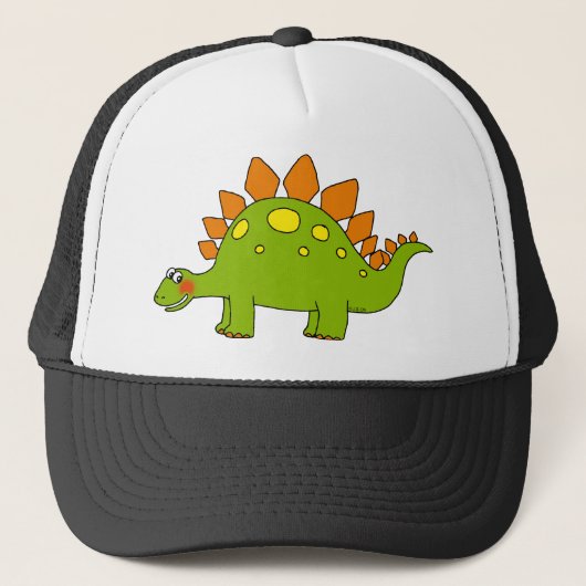 Cute dinosaur - stegosaurus trucker pet (Voorkant)