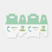 Cute Dinosaur Stomp Chomp Roar Birthday Bedankdoosjes (Uitgevouwen)