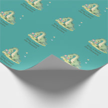 Cute Dinosaur Stop en Ruik de Bloemen Sticker