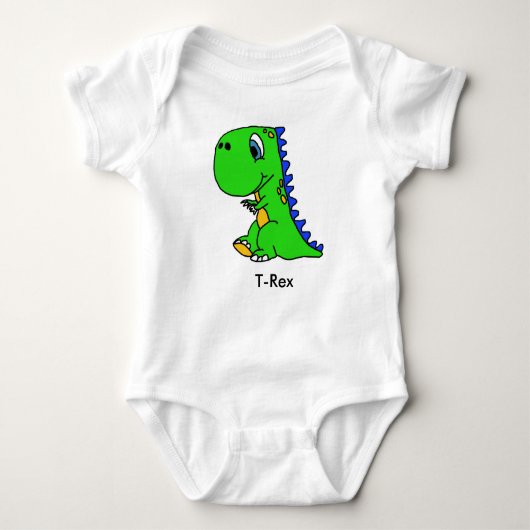 Cute Dinosaur T-Rex Kinder Shirt (Voorkant)