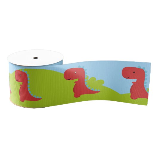 Cute Dinosaur the Party Grosgrain Lint (Spoel)