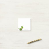 Cute Dinosaur Trendy Custom Post-it® Notes (Op bureau)