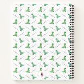 Cute dinosaure sur mesure carnet garçons (Dos)