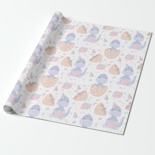 Cute Dinosaurs Cadeaupapier