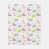 Cute Dinosaurs Fleece Deken (Voorkant)