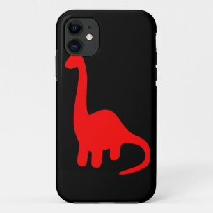 Cute Dinosaurs iPhone 5 Hoesje Red Dino