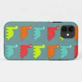 Cute Dinosaurs Pattern iPhone 5 Hoesje (Achterkant (horizontaal))