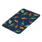 Cute Dinosaurs Pattern Magneet (Linkerzijde)