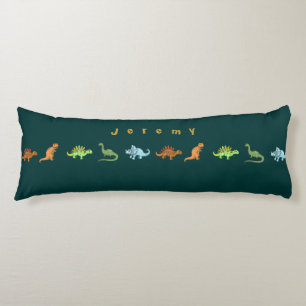 Cute Dinosaurs Personated Pillow voegt Jouw naam t Lichaamskussen