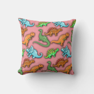 Cute Dinosaurs Pillow voor kinderen Kussen