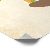 Cute Dinosaurs Prehistorische wilde dieren Poster (Hoek)