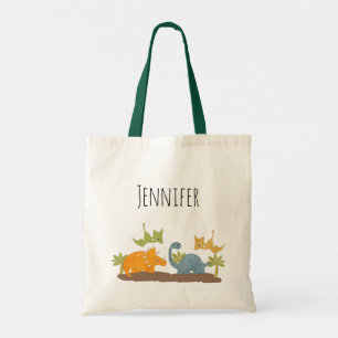 Cute Dinosaurs Prehistorische wilde dieren Tote Bag
