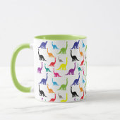 Cute Dinosaurus Patroon Mok (Links)