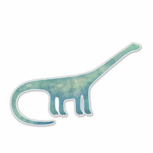 Cute Diplodocus Dinosaur Sticker