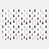 Cute Divers arbres de Noël Vacances Papier d'envel (Devant 3)