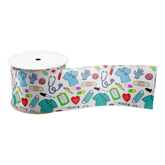 Cute Doctor Nurse Medical Supply Pattern Lint (Spoel)