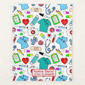 Cute Doctor Nurse Medical Supply Pattern Planner (Voorkant)
