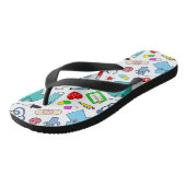 Cute Doctor Nurse Medical Supply Pattern Teenslippers (Schuin)