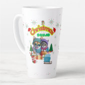 Cute dog and cat Christmas squad design  Latte Mok (Linkerhoek)