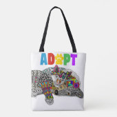 Cute Dog and Cat Pet Adoption Tote Bag (Dos)