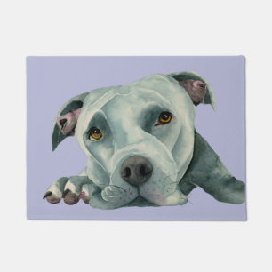 Cute Dog Art Amerikaanse Pit Bull Terrier Deurmat
