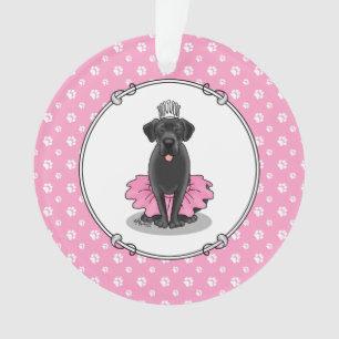 Cute Dog Ballet Princess Black Labrador Retriever