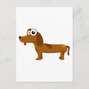 Cute dog briefkaart