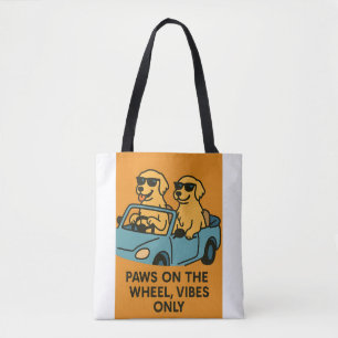 Cute Dog Canvas tas