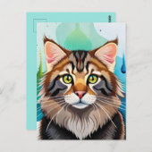 Cute dog close briefkaart (Voorkant / Achterkant)