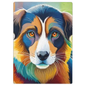 Cute dog close klembord (Achterkant)