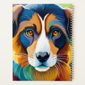 Cute dog close planner (Achterkant)