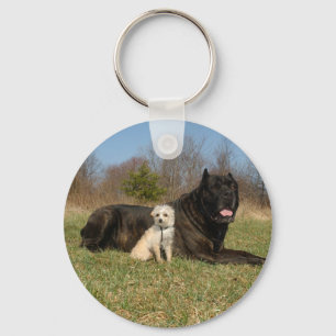 Cute Dog Couple Sleutelhanger