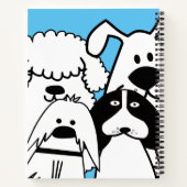 Cute Dog Doodle Notitieboek (Achterkant)