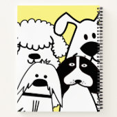 Cute Dog Doodle Notitieboek (Achterkant)