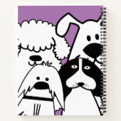 Cute Dog Doodle Notitieboek (Achterkant)