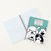 Cute Dog Doodle Notitieboek (Binnen)