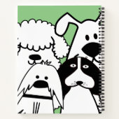 Cute Dog Doodle Notitieboek (Achterkant)