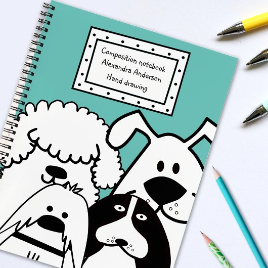 Cute Dog Doodle Notitieboek